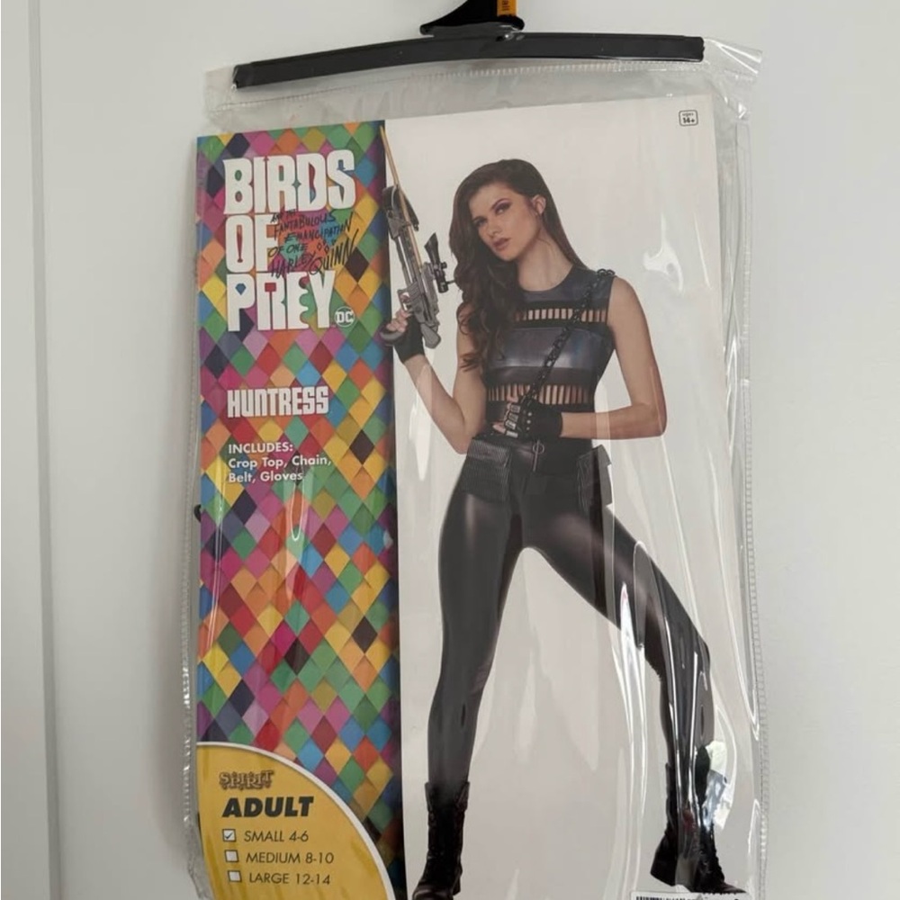 Spirit Huntress Costume with Black and Silver Accents